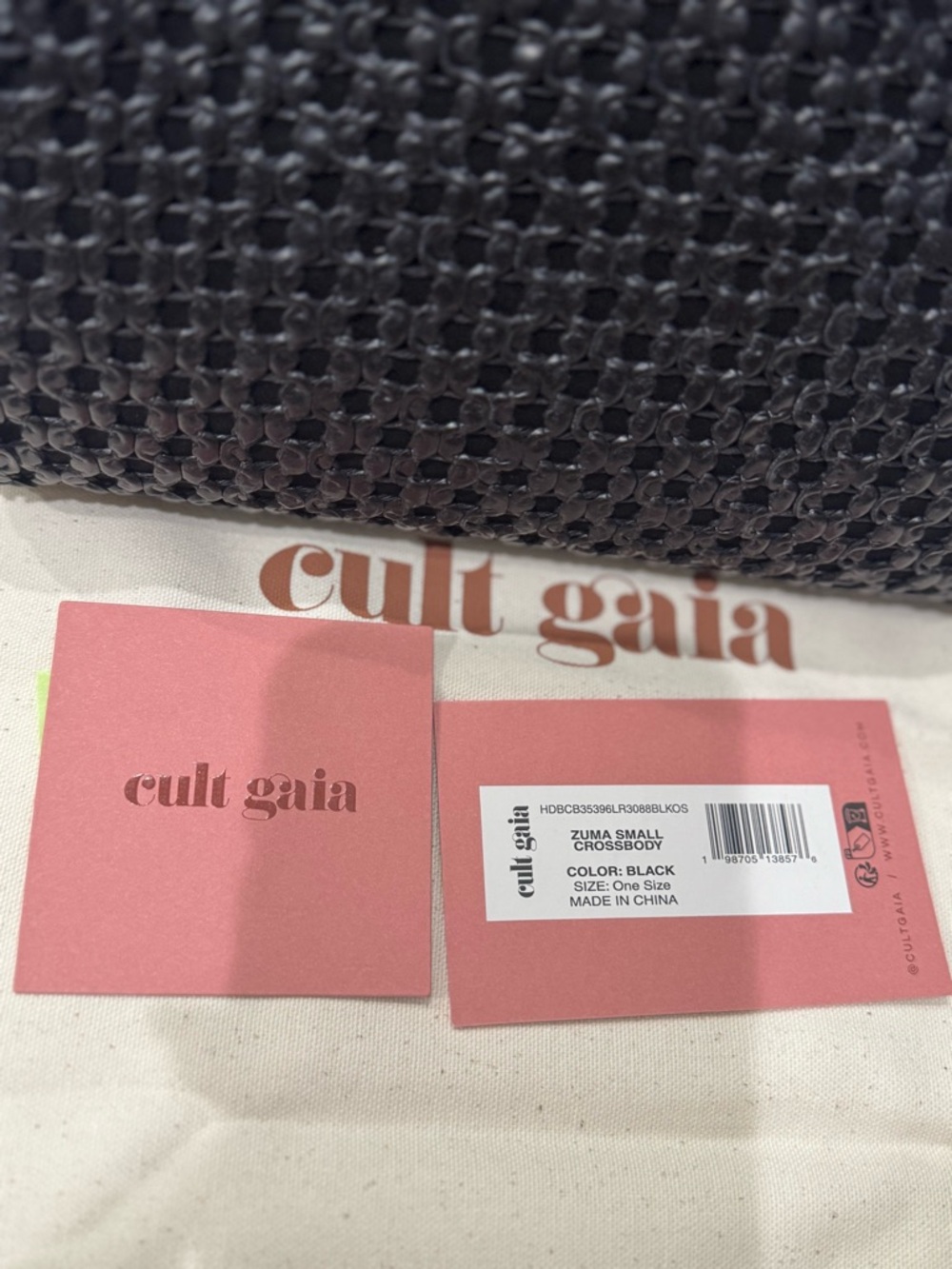 Cult Gaia Black Zuma Small Crossbody Bag Brand New with Tags - Picture 7 of 8